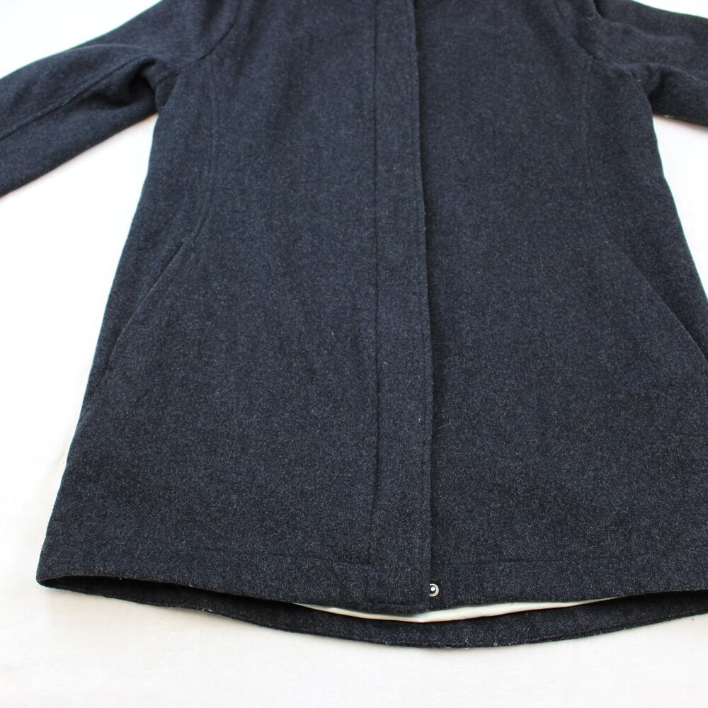 Pendleton Hidden Button High Neck Wool Long Coat … - image 7